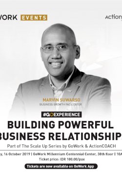 GoWork X ActionCOACH : Building Powerful Business Relationships With Coach Marvin